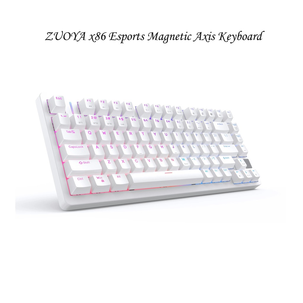 

ZUOYA X86 Esports Magnetic Axis Keyboard Wired Single Mode Quick Trigger Hot Plug GATERON Magnetic Axis Switch