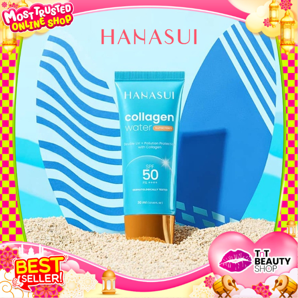 Hanasui Collagen Water Sunscreen SPF 50 PA ++++ - SPF30 PA+++ 30ml | TnT Beauty Shop