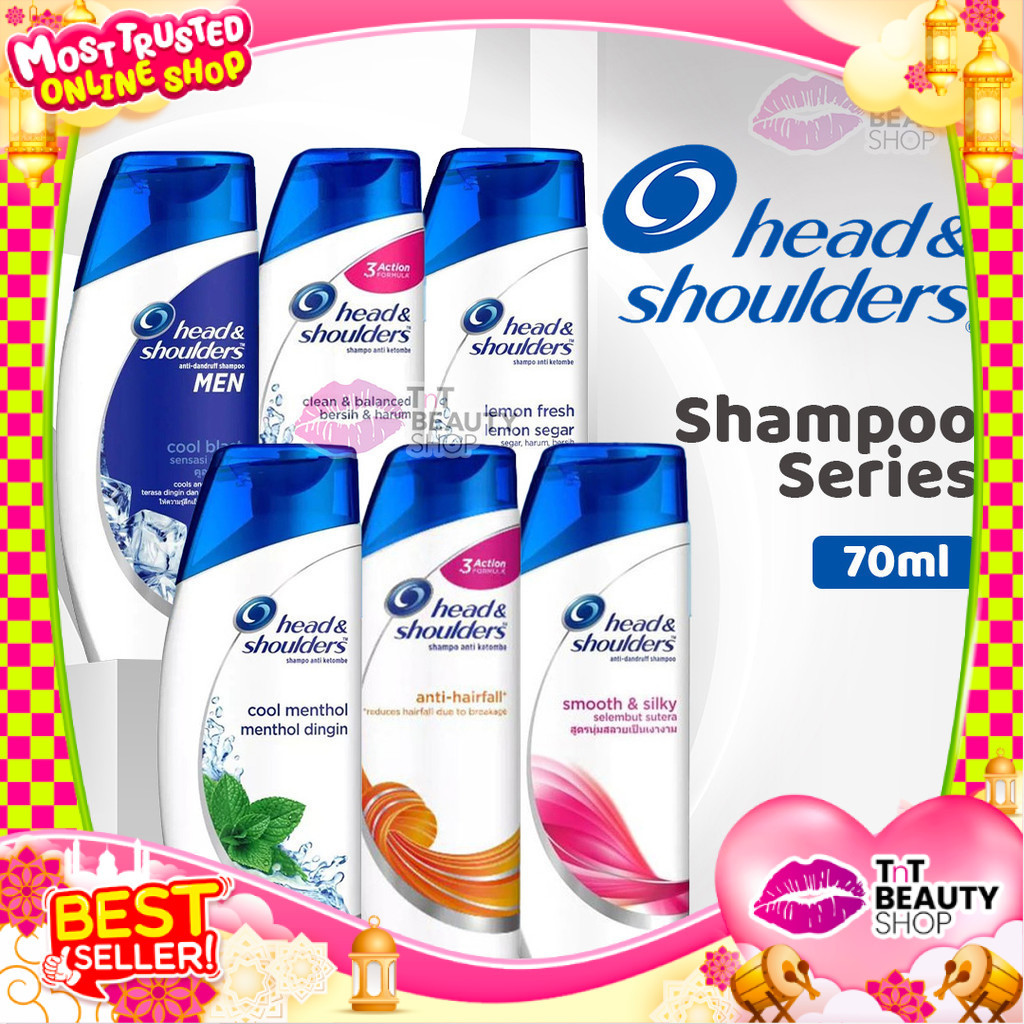 HEAD & SHOULDERS SHAMPOO 70ML SERIES  | TnT Beauty Shop