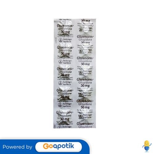 Glurenorm 30 Mg Strip 10 Tablet