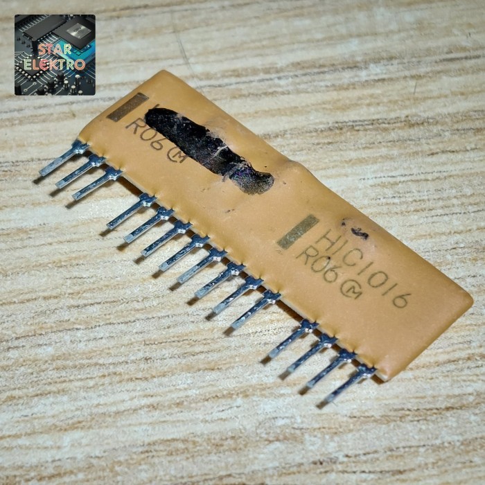 DnG27 HIC1016 15Pin Sip-15 HIC 1016 125V Output B+ HIC1016C Toshiba CRT TV Hybrid IC Transistor Powe