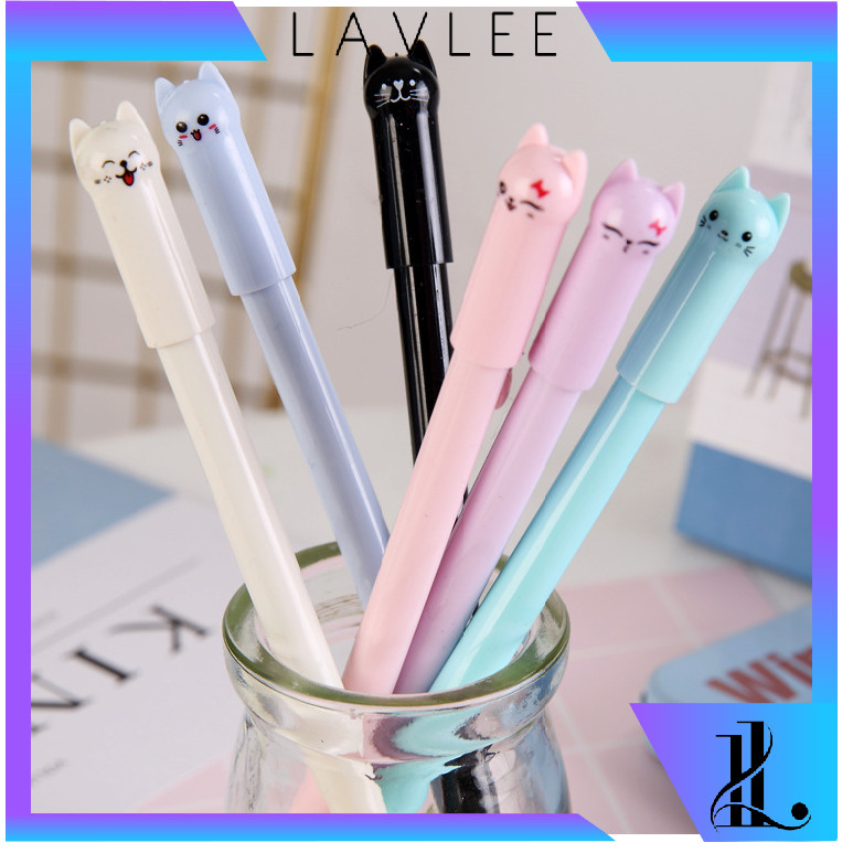 

Lavlee - S5615 Pulpen Karakter Gel Imut / Pena Karakter Motif Kucing Warna Warni / Bolpen Lucu Murah Import / Pena Karakter Meow