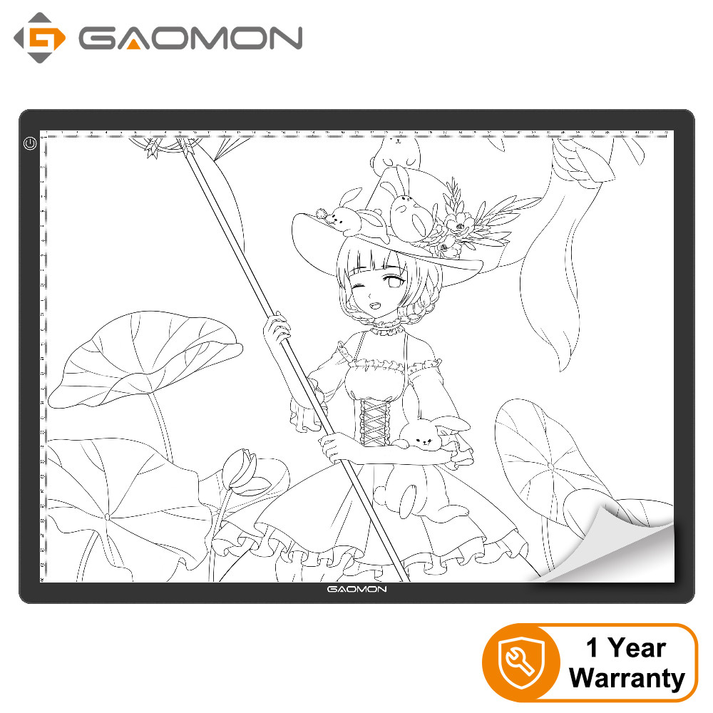 

GAOMON GA3 LED Light Pad PC Panels Professional Tattoo Light Pad Cartooning Light Boxes Handwriting LED Tracing Boards