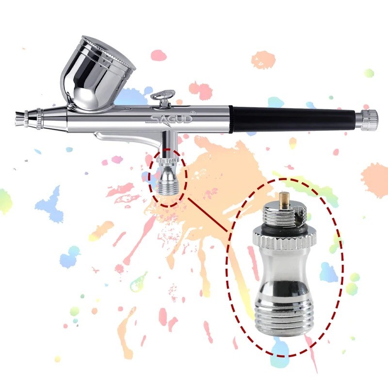 

Stainless Steel Air Double Action Airbrush Parts Valve Air Brush Paint Spray Tool Accessories for Double Action Airbrush Parts