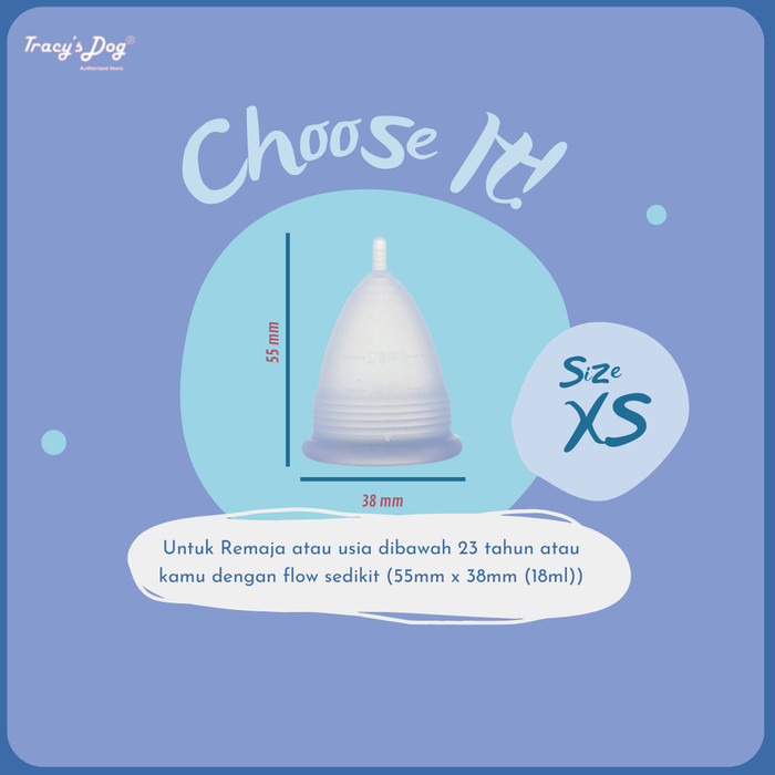 Tracys Dog - Menstrual Cup FDA - XS