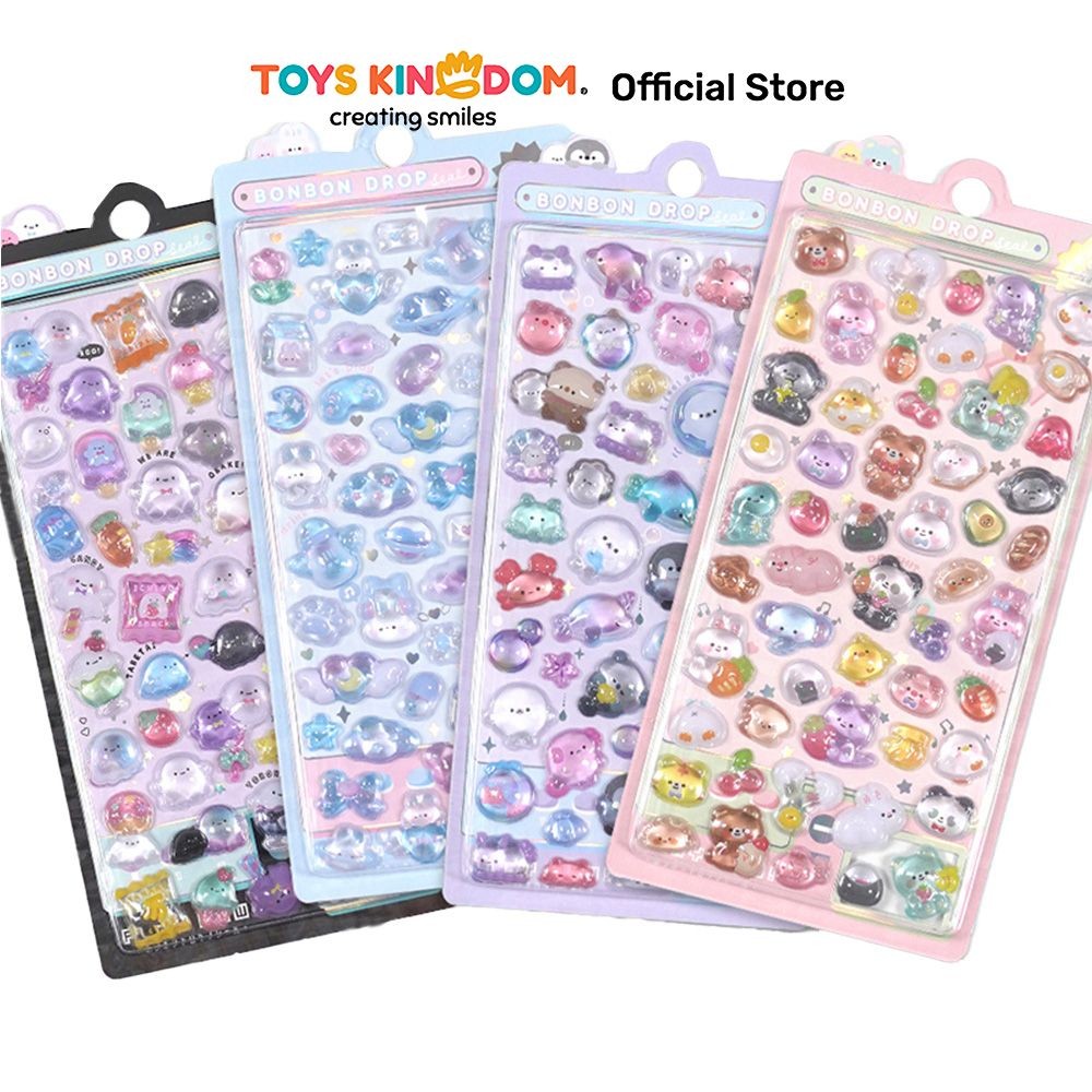 

Toys Kingdom Kiddy Fun Stiker Water S2 Random Stiker Dekoratif Lucu Cute Stickers Deco Sticker Pack Journal Book