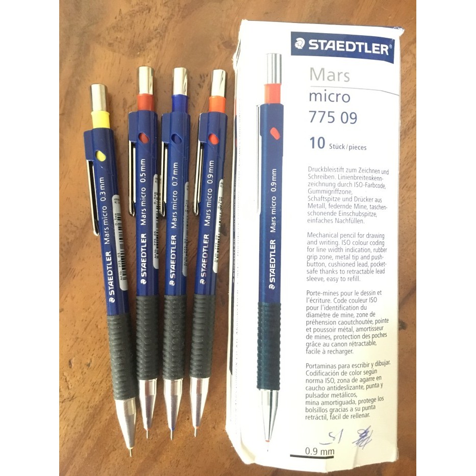 

[New]Promo Ori Jerman Staedler Mars Micro pensil mekanik 0.3, 0.5, 0.7, 0.9 mm