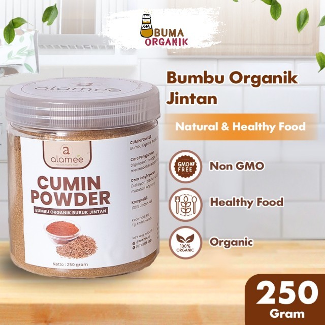 

ALAMEE Jintan Bubuk Tanpa Campuran Cumin Powder Bumbu Dapur Instan Jinten Ground Caraway 250gr BUMA