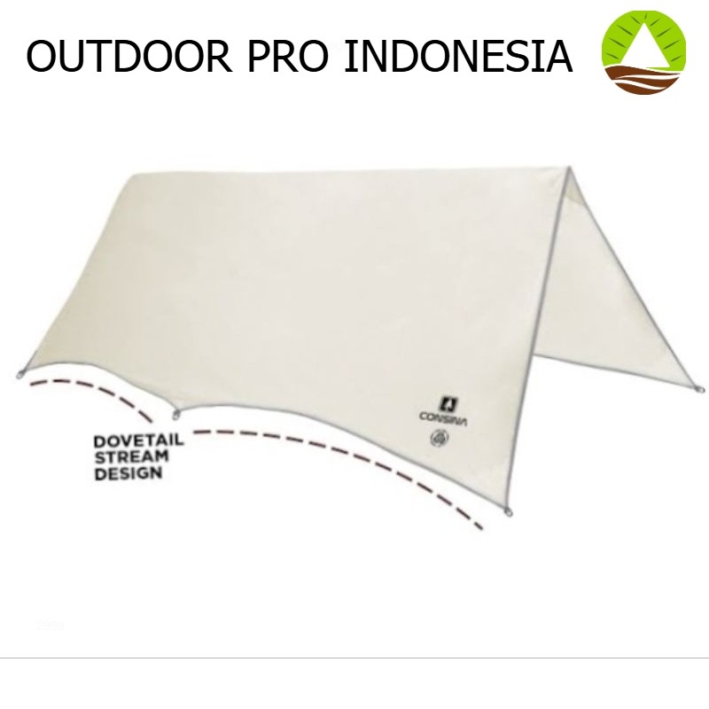CONSINA. FLYSHEET TENDA CONSINA 3X4 WATERPROOF