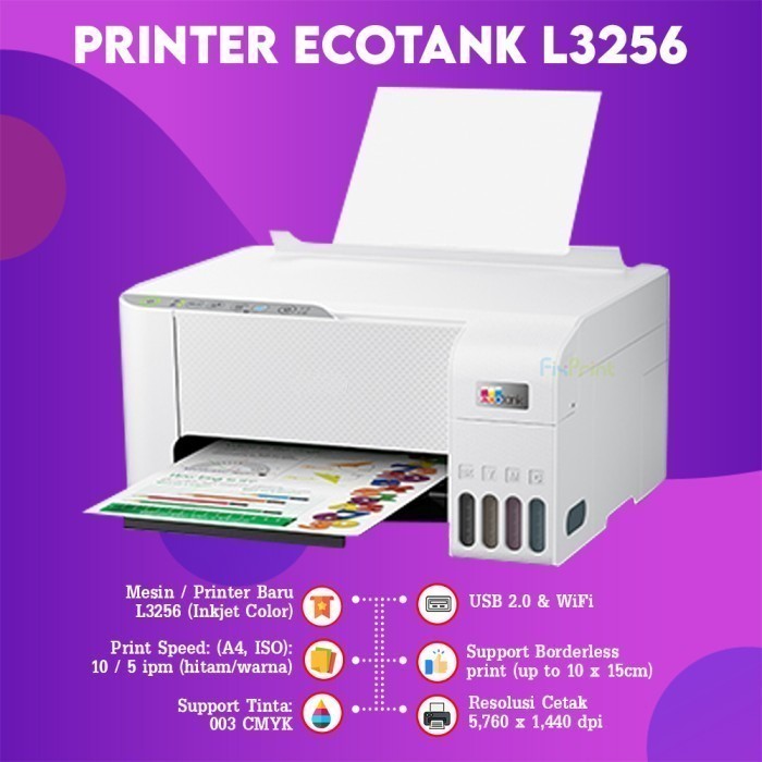 FixPrint Printer Epson Original L3210 / L3216 / L121 / L1210 / L1216/ L3250 / L3256 / L3211
