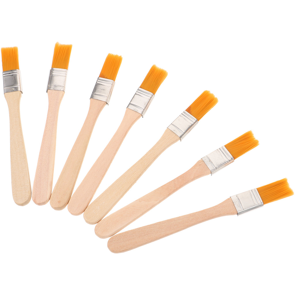

6pcs Nylon Bristle Pain Brushes Paint Brushes For Kids Nylon Bristle Pain Portable Pain Reusable Pain Handle Reballing Tools