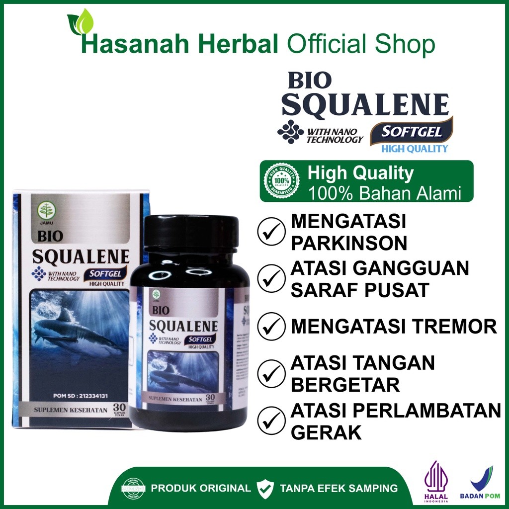 

Obat Parkinson Gangguan Pada Saraf Pusat Tremor Tangan Bergetar Dan Perlambatan Gerak Bio Squalene Softgel
