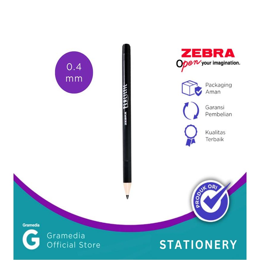 

ZEBRA PINCILTIC BLACK