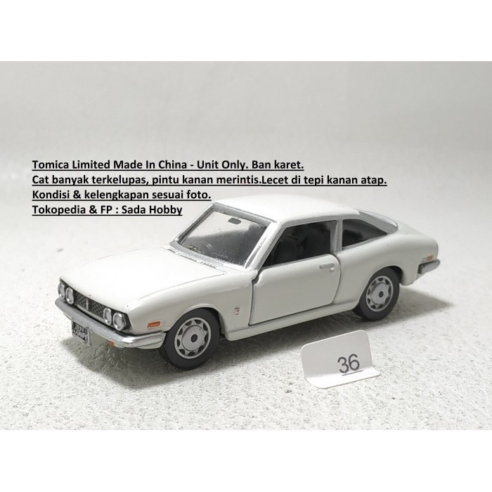 Tomica Limited TL Isuzu 117 Coupe Putih Loose