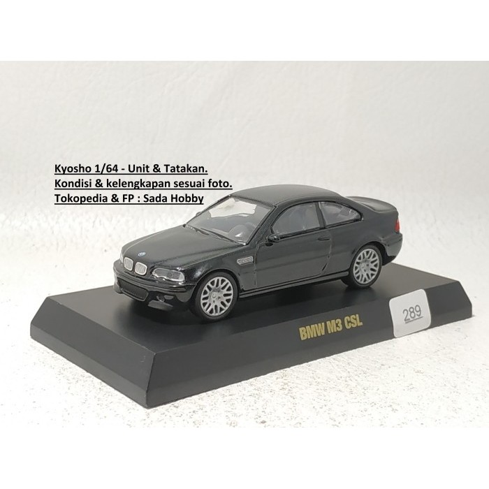 Kyosho 1/64 BMW M3 CSL Hitam