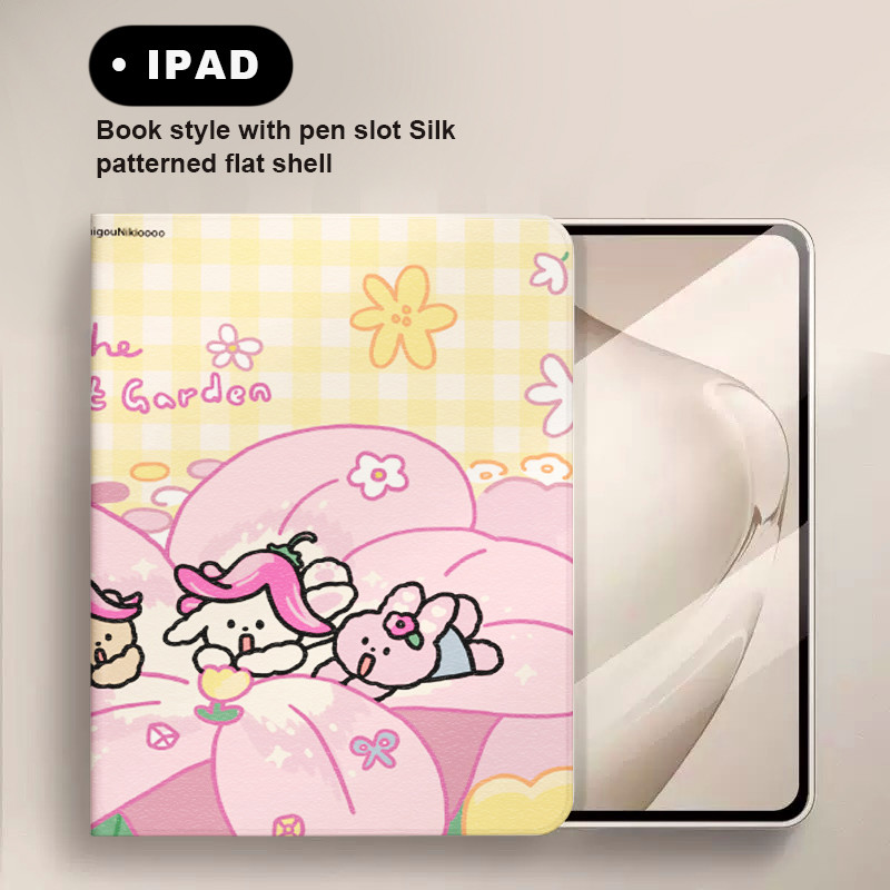 Peri Bunga Berwarna-warni Case tablet for Samsung A8 10.5 inch A9 8.7 inch A9+ 11 inch S6 Lite 10.4 