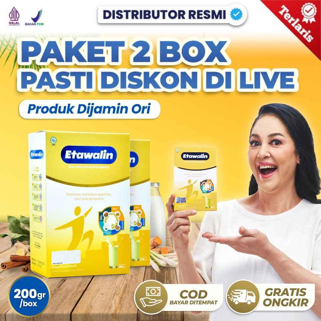 

2 Box Etawalin Susu Kambing Etawa Solusi Asam Urat dan Nyeri Sendi