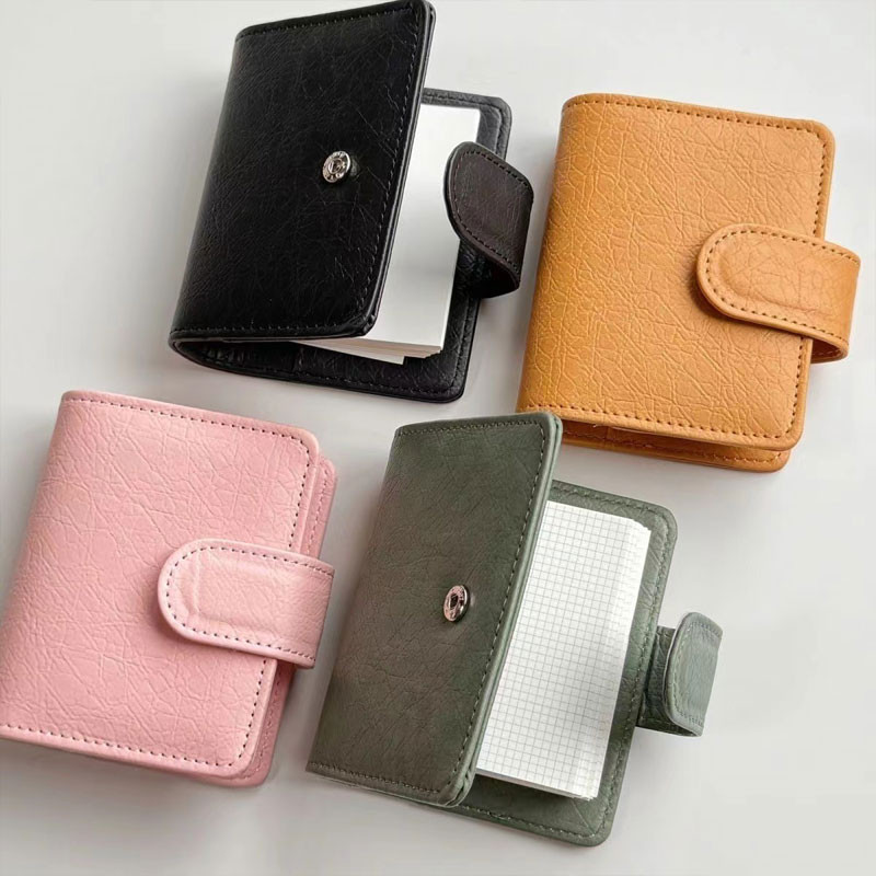 

Regular A9 Size Rings Planner Pu leather 3-hole Mini Rings Notebook with Rings Organizer Journey Diary