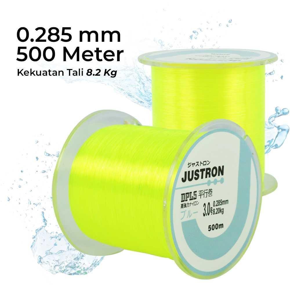Zamozhen JUSTRON Senar Tali Benang Pancing Nylon Series Braided 500M - DR-500 FREE ONGKIR Ikan Reel