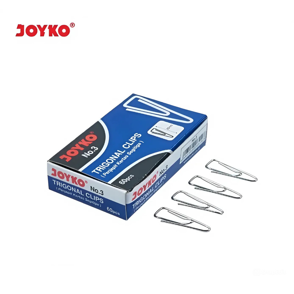 

Trigonal Clip Klip penjepit kertas Paper Clip Joyko No.1 / No. 3 / No.5