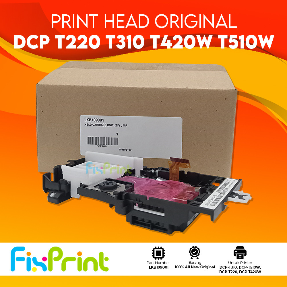 PrintHead Printer Brother DCP-T310 DCP-T510W DCP-T220 DCP-T420W Head Print Part Number LKB109001 Ori