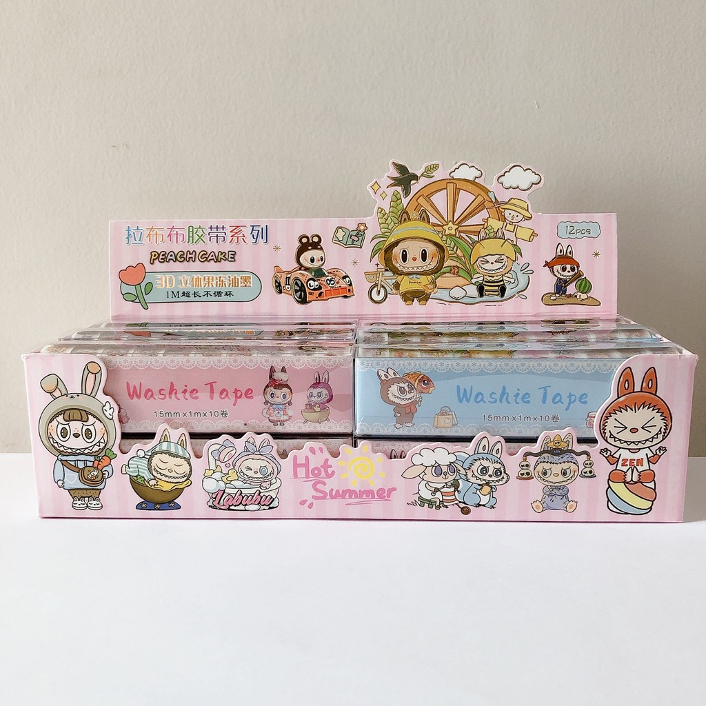 

Sticker Washie Tape Labubu 10 Roll