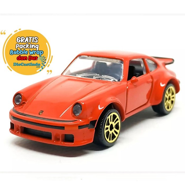 Majorette Car Collectable Wheel Display Pomade Open Box Porsche 934 Merah