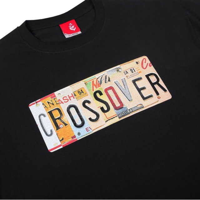 Baju Kaos T-SHIRT CROSSOVER-BDG PLATES