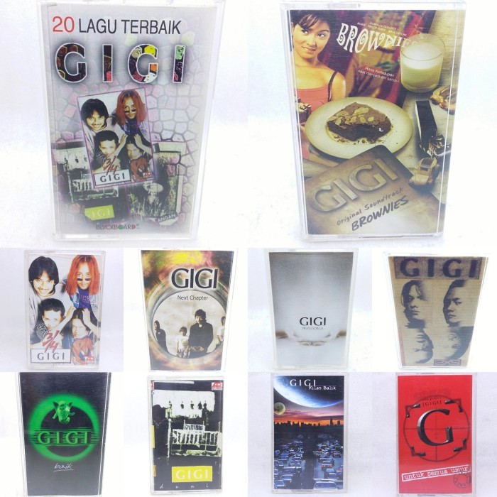 Kaset pita Gigi - 20 lagu terbaik - untuk semua umur  - the best of Gigi bersama armand maulana - 2x