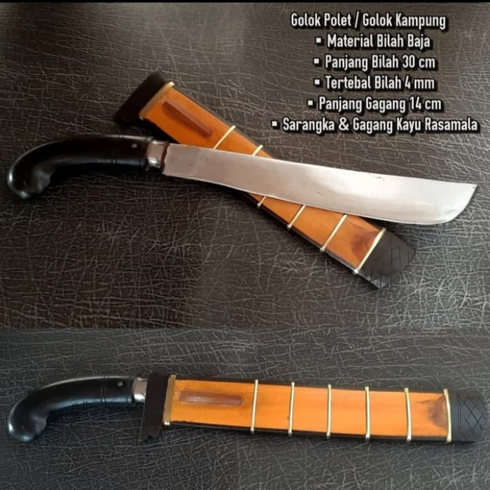 golok baja per asli super tajam / bedog baja per asli / Golok Polet Baja Cocok Untuk kerja petani