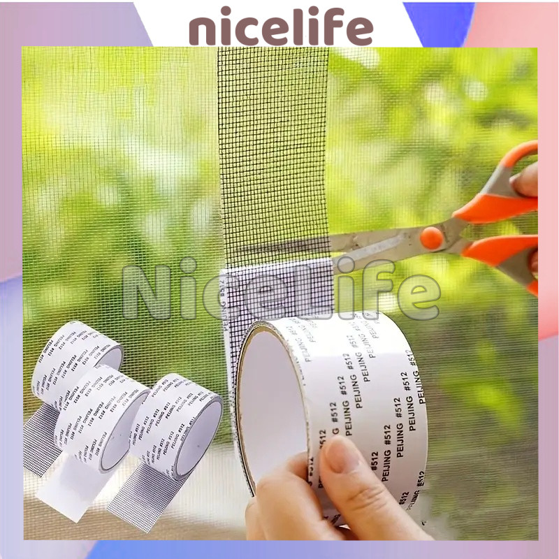 

Lakban Jaring Anti Nyamuk Repair / Perekat Kasa Anti Serangga / Tambalan Penutup Kawat Nyamuk Berlubang