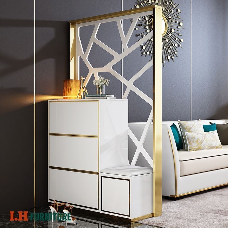 LEMARI PEMBATAS RUANGAN PARTISI RUANGAN RAK SEPATU PENYEKAT RUANGAN MINIMALIS LEMARI PEMBATAS RUANGA