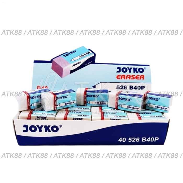 

Penghapus Joyko 526 B40 Putih 1 Pak / 40 pcs