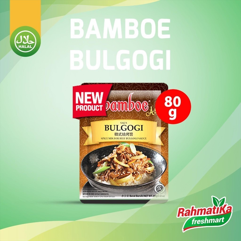 

Bamboe Asia Beef Bulgogi Sauce / Bumbu Saus Bulgogi 80 gram