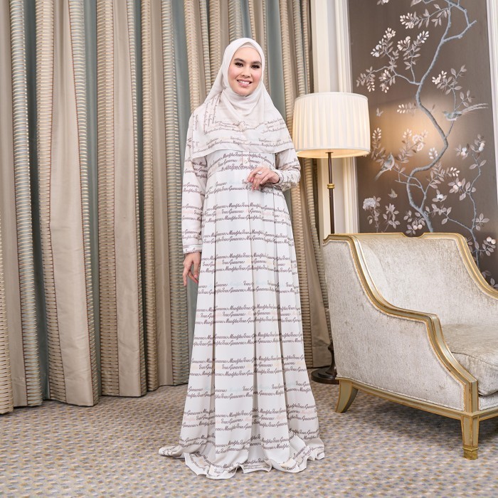 Dress Muslim Mandjha Ivan Gunawan - Lucia Dress - Abaya gamis - S