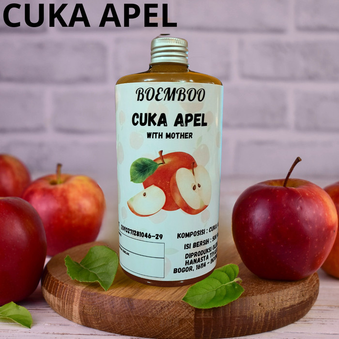 

CUKA APEL WITH MOTHER 500 ML Apple Cider Vinegar - UNTUK MENGURANGI ASAM URAT DAN KOLESTEROL - Diet Detoks