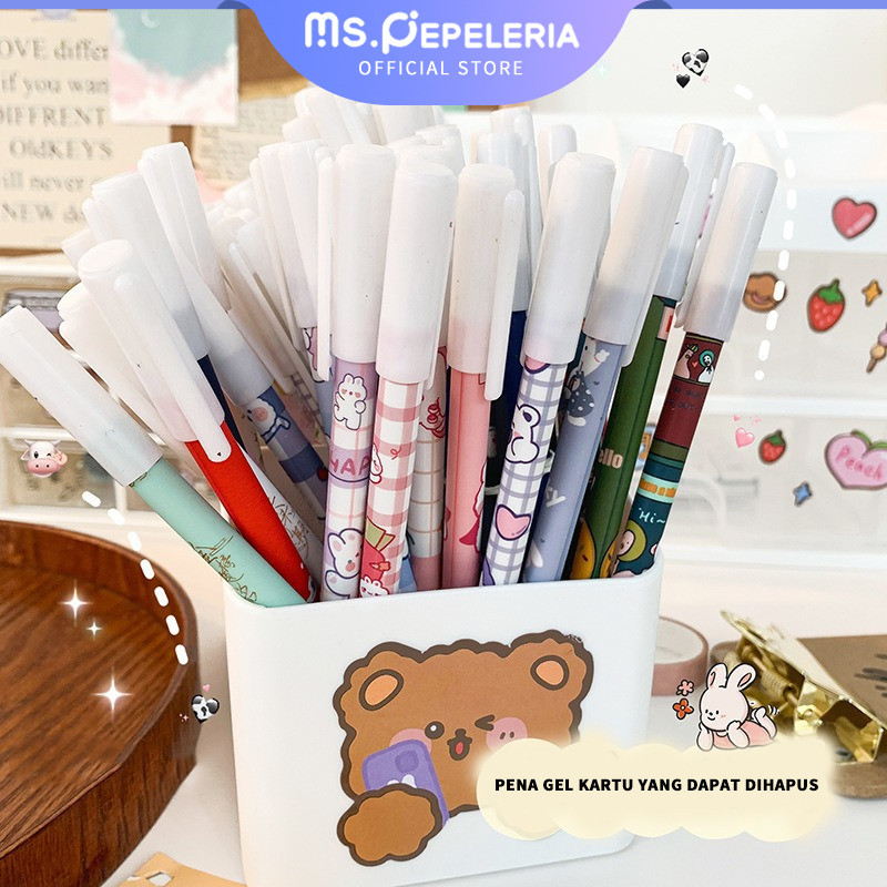 

Pulpen / Erasable Gel Pen / Pulpen Gel - Bisa Dihapus - 0.5mm /PULPEN HAPUS GEL MOTIF LUCU IMUT-Ms.Pepeleria