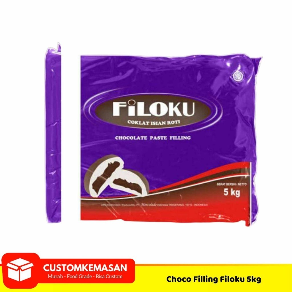 Coklat Filling Filoku / Filoku Coklat Filling 5kg / Filling Coklat / Filling / Chocolate Filling