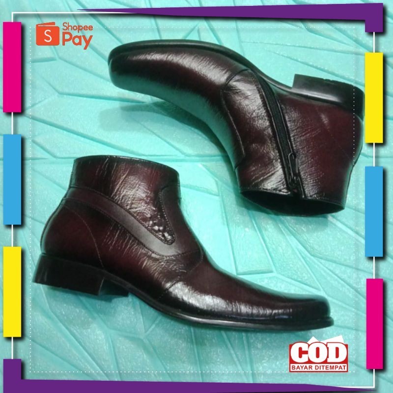 UKURAN SIZE 37 38 39 40 41 42 43 44 45 / Sepatu Boots Pria/Pantofel Formal Pria/Bally/Kulit Asli