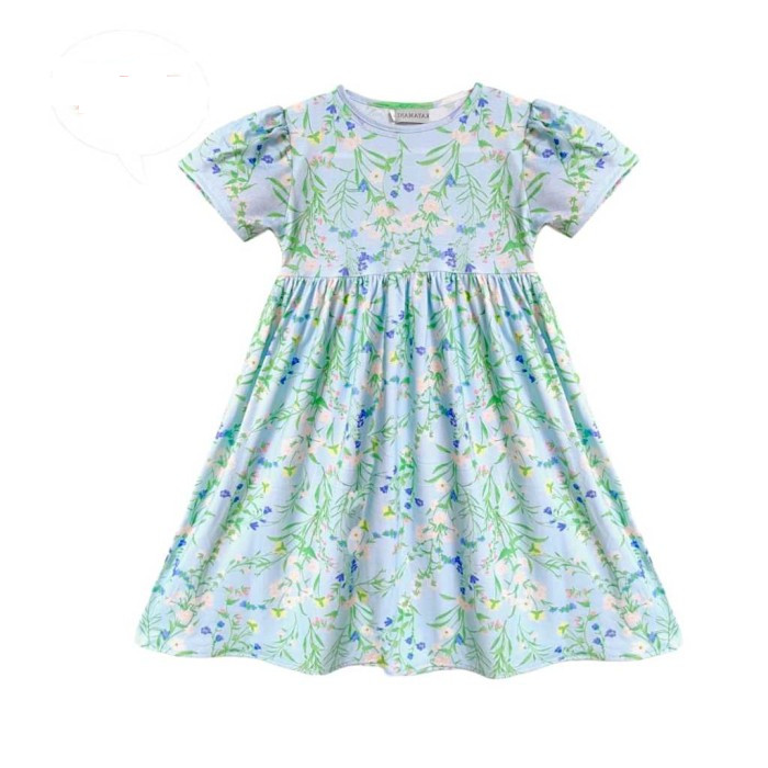 By Kayamani - Dress Anak Perempuan - Flower Grass