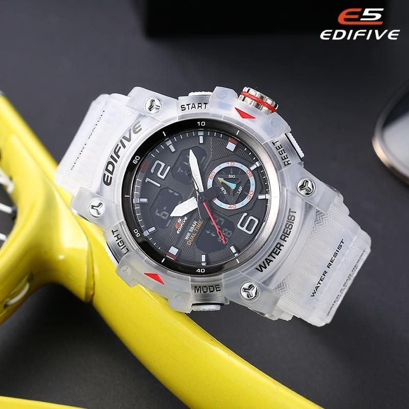 Edifive Watch Jam Tangan Pria Analog Chronograph Kompas IT8032
