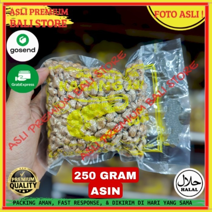 

OLEH OLEH MAKANAN CEMILAN CAMILAN SNACK KULINER KHAS ASLI ORI ORIGINAL BALI KACANG TANAH ASIN 250 GR GRAM