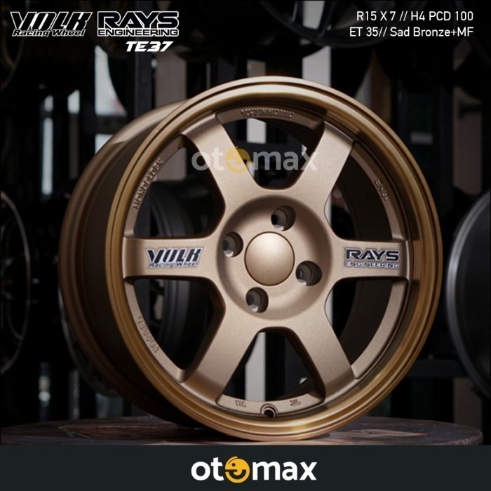 Velg Mobil Volk Rays TE37 Ring 15 Sand Bronze