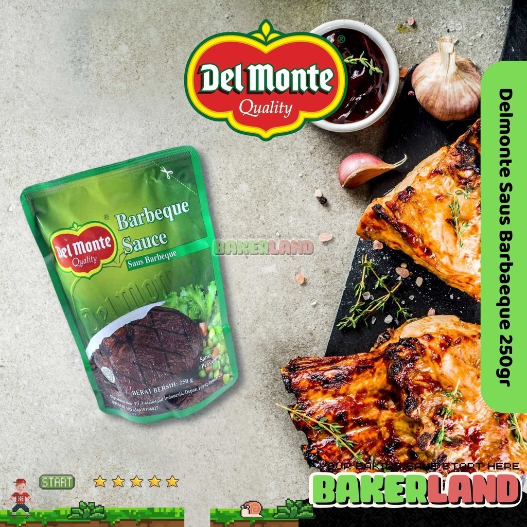 

Saus Barbeque Delmonte / Saus Delmonte Barbeque 250g / Saus Barbeque Pouch