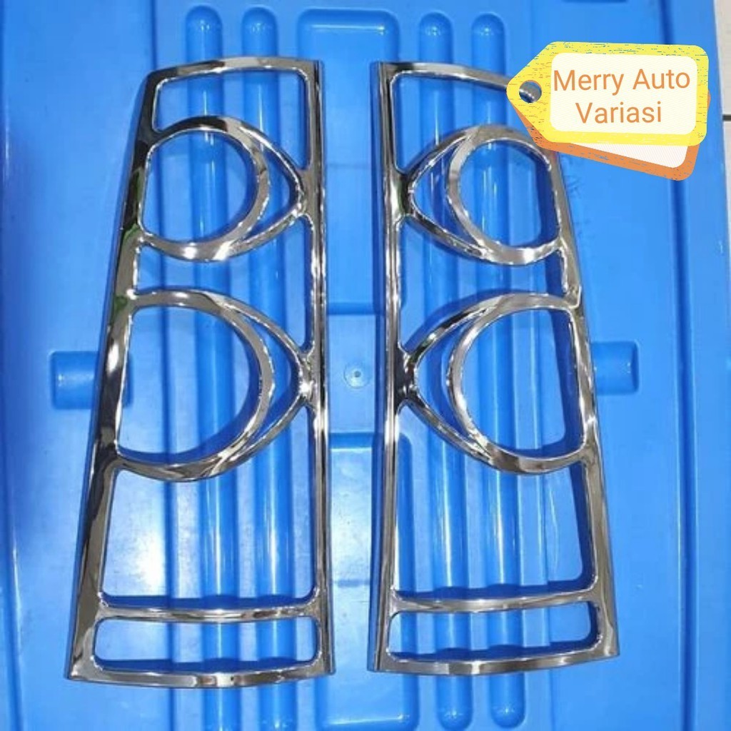 Garnis lampu stop belakang AVANZA NEW 2008-2011 chrome