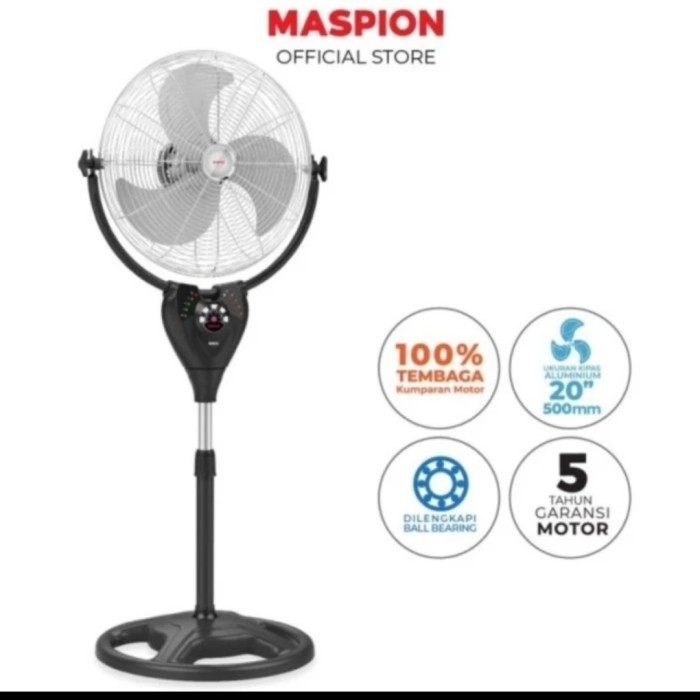 Ay00 MASPION Power Standfan PW2001RC PW 2001 RC 20inch Remote