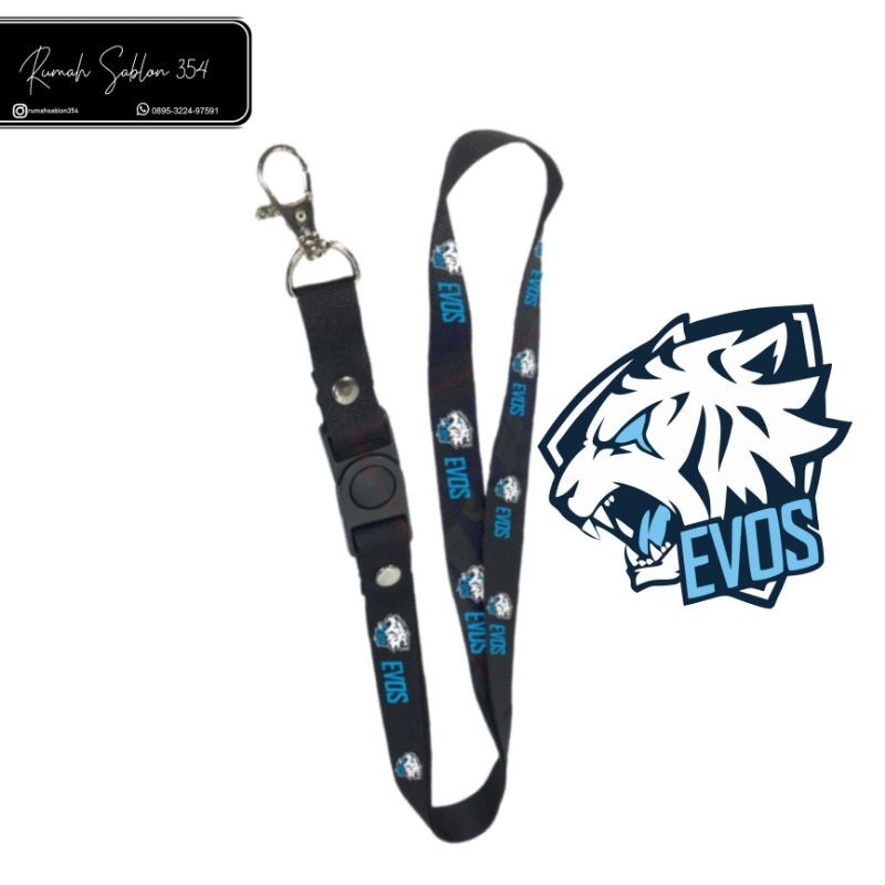 

TALI LANYARD EVOS E-SPORT GANTUNGAN KUNCI "EVOS ESPORT" GAMING GAME GANTUNGAN LEHER ID CARD NAME TAG GANTUNGAN HANDPHONE