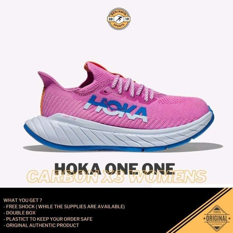 Sepatu Lari Wanita HOKA CARBON X3 original 1123193CIMP