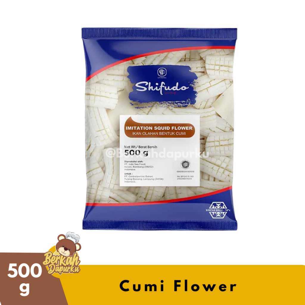 

Shifudo Cumi Flower Imitation 500g Olahan Ikan