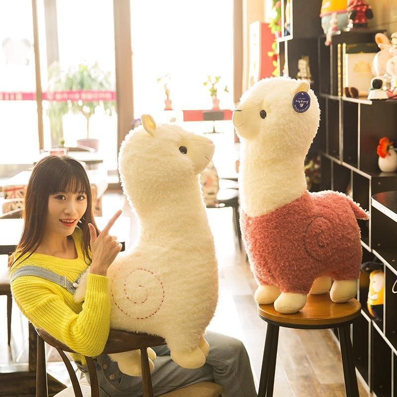 Boneka Alpaca/Mainan Mewah/Bantal Tidur/Bantal Tidur/Boneka Domba/Hadiah Liburan